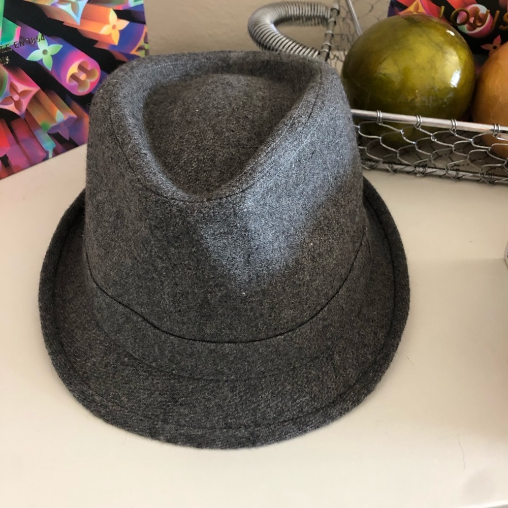 J.Crew Fedora gray wool hat size L/XL